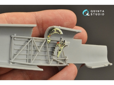Heinkel He 51 B - 3d-printed & Coloured Interior On Decal Paper (For Roden Kits) - zdjęcie 9
