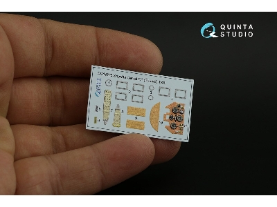 Sopwith Camel F.1 - 3d-printed & Coloured Interior On Decal Paper (For Eduard Kits) - zdjęcie 4