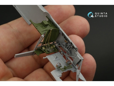Jakovlev Yak-9 D - 3d-printed & Coloured Interior On Decal Paper (For Zvezda Kits) - zdjęcie 1