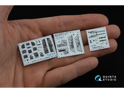 Mcdonnell Douglas F/A-18a / C Early - 3d-printed & Coloured Interior On Decal Paper (For Hasegawa Kits) - zdjęcie 3