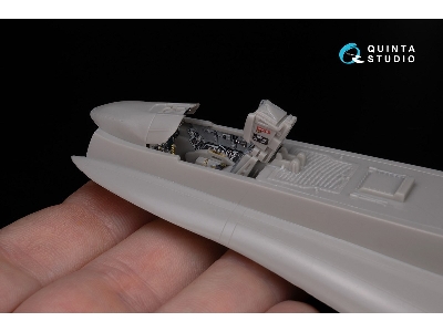 Mcdonnell Douglas F/A-18a / C Early - 3d-printed & Coloured Interior On Decal Paper (For Hasegawa Kits) - zdjęcie 9