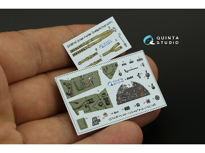 Hawker Hurricane Family - 3d-printed & Coloured Interior On Decal Paper (For Airfix Kits) - zdjęcie 3
