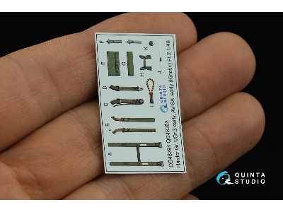 Av-8 A Early - 3d-printed & Coloured Interior On Decal Paper (For Kinetic Kits) - zdjęcie 6
