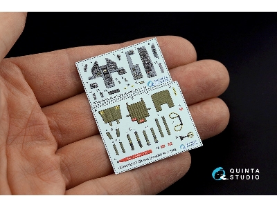 Av-8 A Late - 3d-printed & Coloured Interior On Decal Paper (For Kinetic Kits) - zdjęcie 3