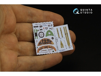 Gloster Gladiator Mk.I - 3d-printed & Coloured Interior On Decal Paper (For Roden Kits) - zdjęcie 3