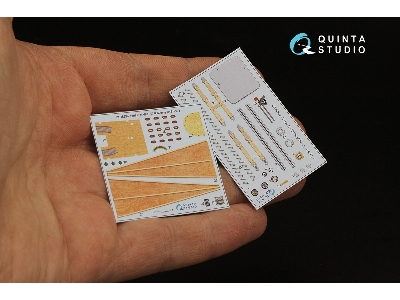 Fokker Ev - Dviii - 3d-printed & Coloured Interior On Decal Paper (For Eduard Kits) - zdjęcie 3