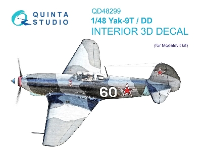 Jakovlev Yak-9 T/Dd - 3d-printed & Coloured Interior On Decal Paper (For Modelsvit Kits) - zdjęcie 2