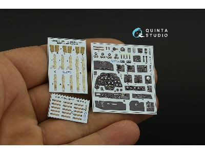 Messerschmitt Bf-110 E/F - 3d-printed & Coloured Interior On Decal Paper (For Eduard Kits) - zdjęcie 3