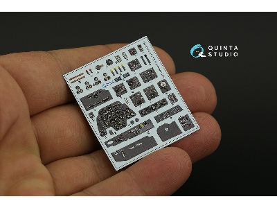 Messerschmitt Bf-110 E/F - 3d-printed & Coloured Interior On Decal Paper (For Eduard Kits) - zdjęcie 4