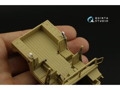 Humvee Family - 3d-printed & Coloured Interior On Decal Paper (For Tamiya Kits) - zdjęcie 12