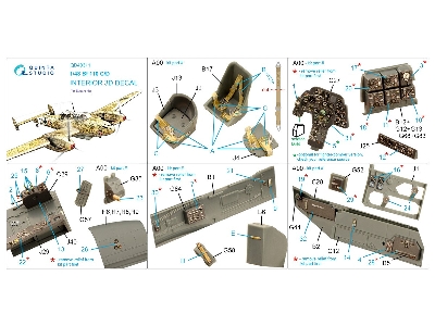 Messerschmitt Bf 110 C/D - 3d-printed & Coloured Interior (For Eduard Kits) - zdjęcie 12