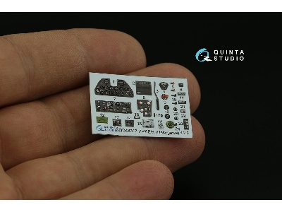 Curtiss P-40 E/K - 3d-printed & Coloured Interior (For Hasegawa Kits) - zdjęcie 4