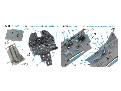 Curtiss P-40 E/K - 3d-printed & Coloured Interior (For Hasegawa Kits) - zdjęcie 9