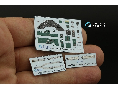 Grumman F4f-3 Wildcat Late - 3d-printed & Coloured Interior (For Hobby Boss Kits) - zdjęcie 3