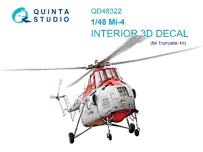 Mil Mi-4 -3d-printed & Coloured Interior (For Trumpeter Kits) - zdjęcie 2