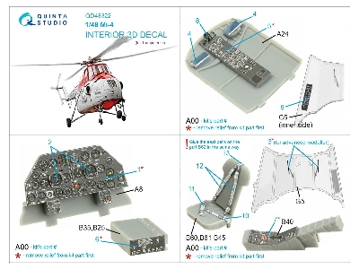 Mil Mi-4 -3d-printed & Coloured Interior (For Trumpeter Kits) - zdjęcie 13