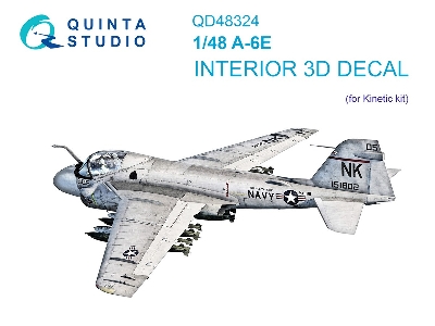 Grumman A-6 E -3d-printed & Coloured Interior (For Kinetic Kits) - zdjęcie 2