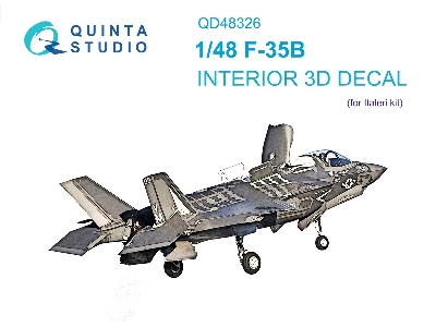 Lockheed Martin F-35 B Lightning Ii - 3d-printed & Coloured Interior (For Italeri Kits) - zdjęcie 2