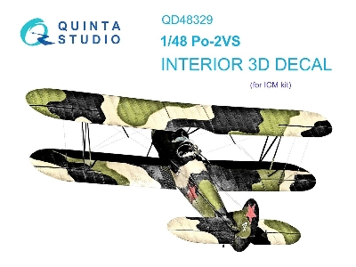Polikarpov Po-2 Vs - 3d-printed & Coloured Interior (For Icm Kits) - zdjęcie 1