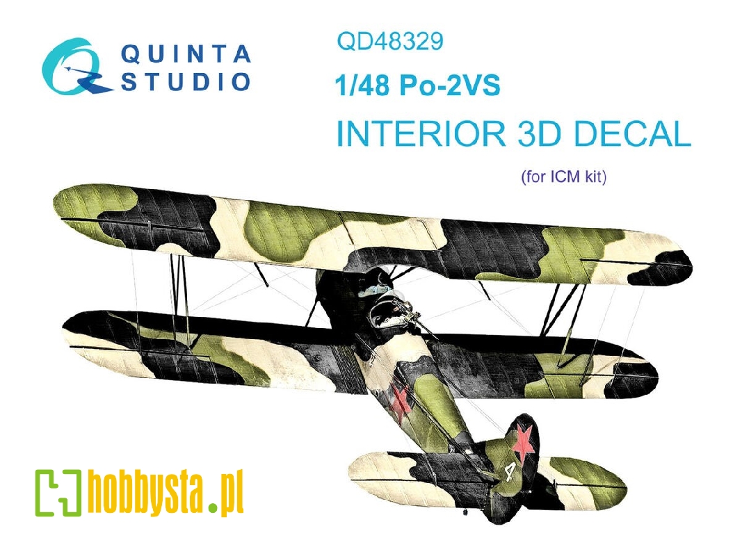Polikarpov Po-2 Vs - 3d-printed & Coloured Interior (For Icm Kits) - zdjęcie 1