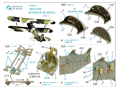 Polikarpov Po-2 Vs - 3d-printed & Coloured Interior (For Icm Kits) - zdjęcie 12