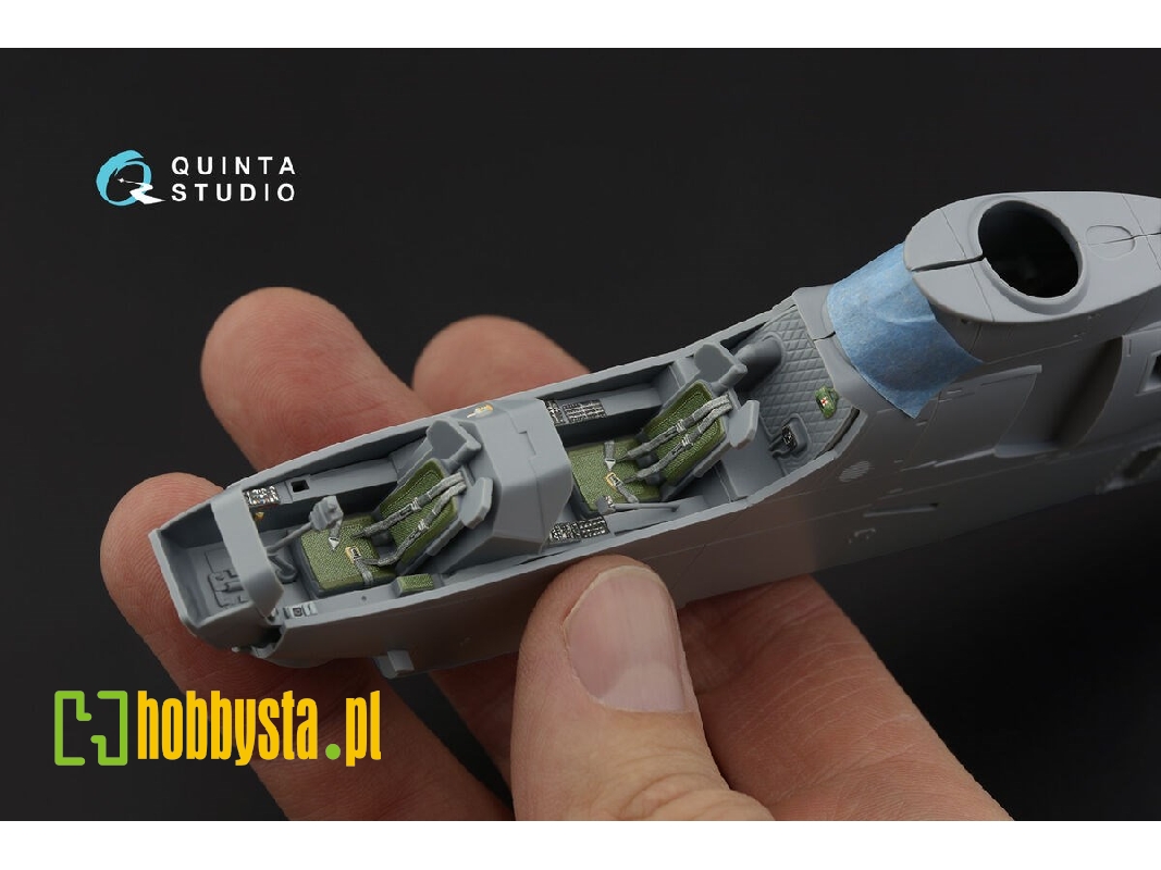 Bell Ah-1 G Cobra - 3d-printed & Coloured Interior (For Special Hobby Kits) - zdjęcie 1 Bell Ah-1 G Cobra - 3d-printed & Coloured Interior (For Special Hobby Kits) - zdjęcie 1
