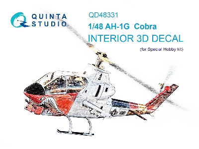 Bell Ah-1 G Cobra - 3d-printed & Coloured Interior (For Special Hobby Kits) - zdjęcie 2