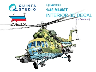Mil Mi-8 Mt - 3d-printed & Coloured Interior (For Zvezda Kits) - zdjęcie 1