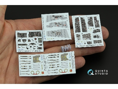 Mcdonnell Douglas F-4 G Early (Without Dmas) - Interior 3d Decal With 3d-printed Resin Parts (For Meng Kits) - zdjęcie 3