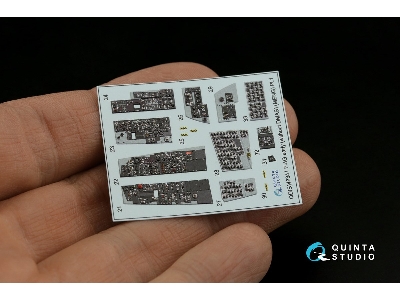 Mcdonnell Douglas F-4 G Early (Without Dmas) - Interior 3d Decal With 3d-printed Resin Parts (For Meng Kits) - zdjęcie 4