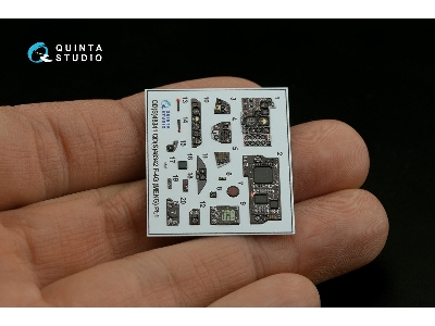 Mcdonnell Douglas F-4 G Early (Without Dmas) - Interior 3d Decal With 3d-printed Resin Parts (For Meng Kits) - zdjęcie 7