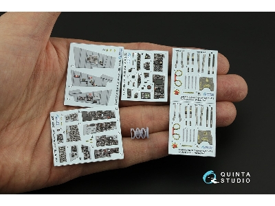 Mcdonnell Douglas F-4 G Late (With Dmas) - Interior 3d Decal With 3d-printed Resin Parts (For Meng Kits) - zdjęcie 3