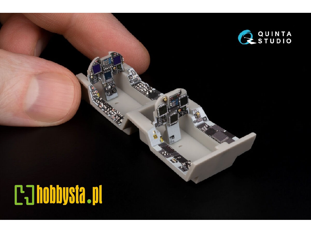 Mcdonnell Douglas F/A-18 B - 3d-printed & Coloured Interior (For Hasegawa Kits) - zdjęcie 1 Mcdonnell Douglas F/A-18 B - 3d-printed & Coloured Interior (For Hasegawa Kits) - zdjęcie 1