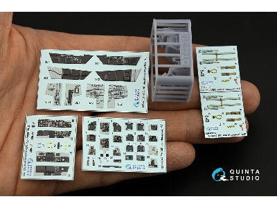 Mcdonnell Douglas F/A-18 D Late (Bunos 163986 And Up) - Interior 3d Decal With 3d-printed Resin Parts (For Hasegawa Kits) - zdjÄ