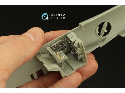 Messerschmitt Me-410 - 3d-printed & Coloured Interior (For Meng Kits) - zdjęcie 7