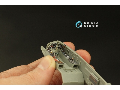 Messerschmitt Me-410 - 3d-printed & Coloured Interior (For Meng Kits) - zdjęcie 9