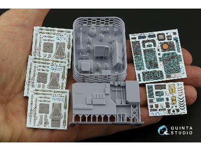 Kamov Ka-27pl (Military Version) - Interior 3d Decal With 3d-printed Resin Parts (For Hobby Boss Kits) - zdjęcie 3