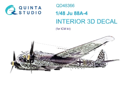 Junkers Ju 88 A-4 - 3d-printed & Coloured Interior (For Icm Kits) - zdjęcie 2