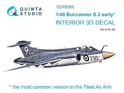 Buccaneer S.2 Early - 3d-printed & Coloured Interior (For Airfix Kits) - zdjęcie 2