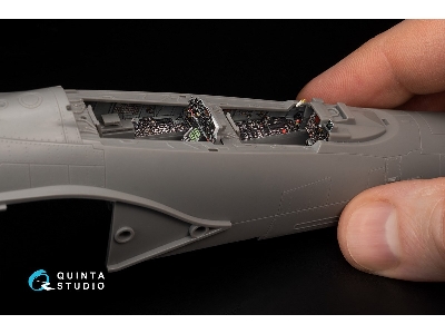 Mcdonnell Douglas F-4 E Late (Without Dmas)  - Interior 3d Decal With 3d-printed Resin Parts (For Meng Kits) - zdjęcie 13