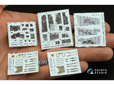 Mcdonnell Douglas F-4 E Late (With Dmas) - Interior 3d Decal With 3d-printed Resin Parts (For Meng Kits) - zdjęcie 3