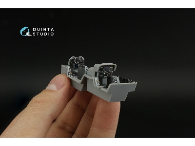 Boeing F/A-18 F Early - 3d-printed & Coloured Interior (For Hobby Boss Kits) - zdjęcie 9