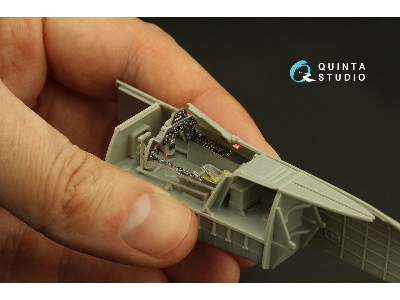 Focke Wulf Ta-152 H - 3d-printed & Coloured Interior (For Zoukei Mura Kits) - zdjęcie 1