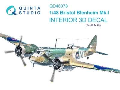 Bristol Blenheim Mk.I - 3d-printed & Coloured Interior (For Airfix Kits) - zdjęcie 2