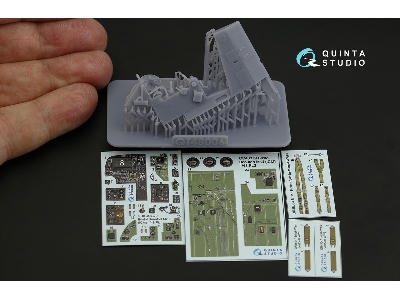Bristol Beaufort Mk.I - Interior 3d Decal With 3d-printed Resin Parts (For Icm Kits) - zdjęcie 3