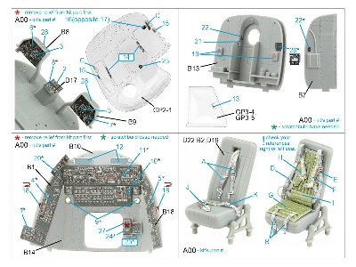 Mil Mi-17 - 3d-printed & Coloured Interior (For Trumpeter Kits) - zdjęcie 13