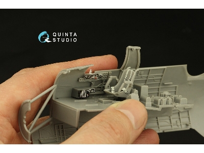 Grumman Tbm-3 Avenger - 3d-printed & Coloured Interior (For Accurate Miniatures / Academy And Italerikits) - zdjęcie 8