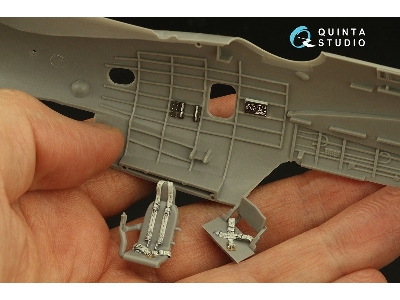 Grumman Tbm-3 Avenger - 3d-printed & Coloured Interior (For Accurate Miniatures / Academy And Italerikits) - zdjęcie 11