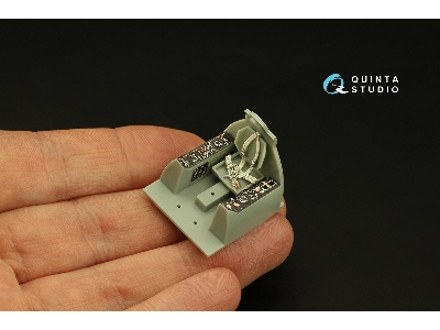 Grumman F8f-1 Bearcat - 3d-printed & Coloured Interior (For Academy Kits) - zdjęcie 6