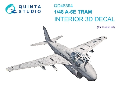Grumman A-6 E Tram - 3d-printed & Coloured Interior (For Kinetic Kits) - zdjęcie 2